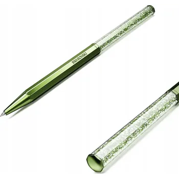 Propiska Swarovski Crystalline, zelené Křišťály chromované, logo