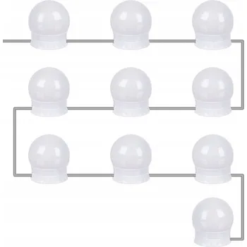 Zrcadlo LED SVĚTLA NA MAKE-UP, SVĚTÝLKA NA ZRCADLO K TOALETNÍMU STOLKU