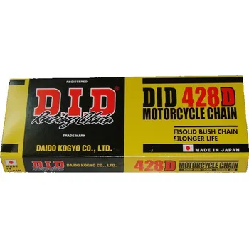 Řetězová sada pro motocykl DID hnací řetěz 428D-146 (146 článků) bez O-kroužků, rozpojený + spojka (DID hnací řetěz 428D-146 (146 článků) bez O-kroužků, rozpojený + spojka)