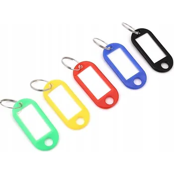 Přívěsek na klíče plastová, identifikační štítek, jednotlivá, pro označování, plast