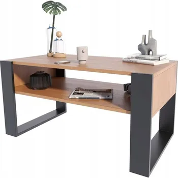 Konferenční stolek Konferenční stolek KAJA olše černý loft retro