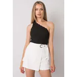 ItModa Elegantní dámské šortky ecr Velikost: XL