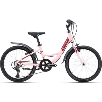 Dětské kolo CTM ELLIE mat. světlerůžová perleť / burgundy 2025 Velikost rámu: 11"