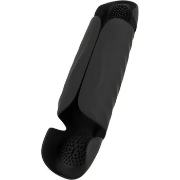Rebel Vibrating Penis Trainer with 3 Point Stimulation Black