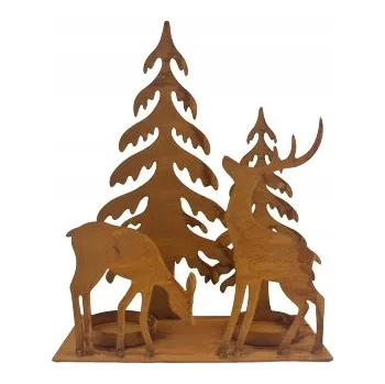 Svícen Svícen na čajové svíčky Dakls 21 cm pro 2 svíčky