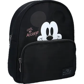 Dětský batoh Jednokomorový Batoh Mickey Mouse Vadobag pro předškoláky pro chlapce, černý