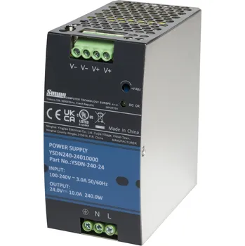 Napájecí zdroj pro osvětlení SUNNY YSDN-240-24 Zdroj DC 24V/240W 10A, DIN