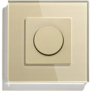 vypínač MECHANICKÝ STMÍVAČ SPÍNAČ SVĚTLA SKLENĚNÝ OTOČNÝ KLASICKÝ