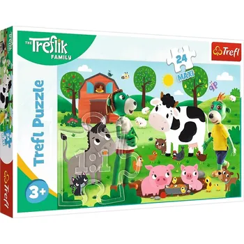 Puzzle Puzzle 24 maxi Rodina Trefliků na venkově TREFL