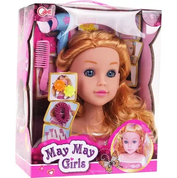 Panenka Ramiz Česací hlava panenky na stylizaci účesu Blond 8830