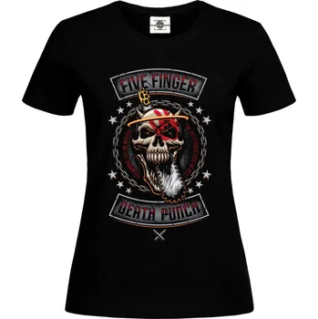 Pánské tričko Tričko Five Finger Death Punch | Bullets Druh: Dámské, Barva: Černá, Velikost: XS