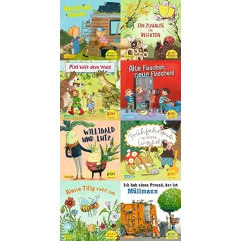 První čtění Pixi-8er-Set 299: Pixi setzt sich für die Umwelt ein (8x1 Exemplar)