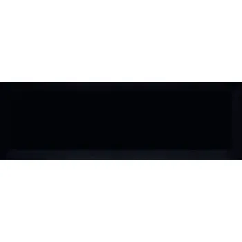 Obklad Obklad Ribesalbes Chic Colors negro bisel 10x30 cm mat CHICC1417