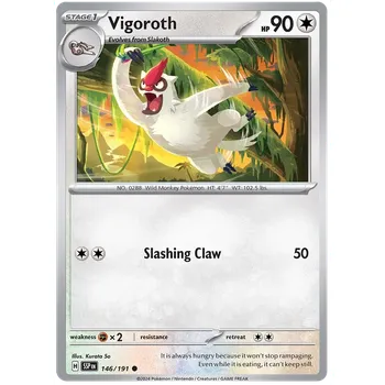 Sběratelská karetní hra Pokémon TCG Vigoroth 146/191 - Reverse Holo