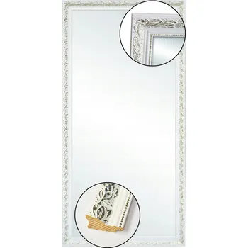 Zrcadlo Zrcadlo v DŘEVĚNÉM rámu 120x80 ZDOBENÉ BAROKNÍ