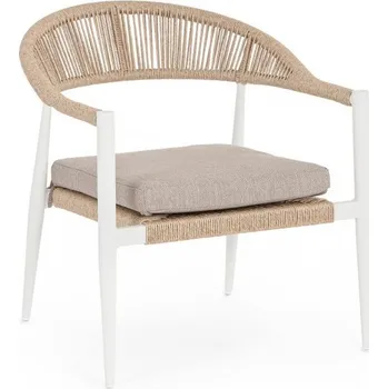 BIZZOTTO Zahradní křeslo JANDIA bílé