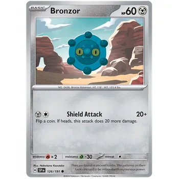 Sběratelská karetní hra Pokémon TCG Bronzor 126/191 - Reverse Holo