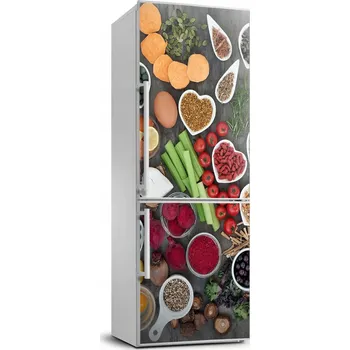 Fototapeta Samolepka na lednici fólie Zdravé potraviny 70x190