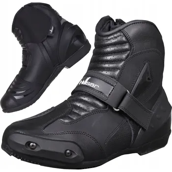 Moto obuv Moto boty Husar Fast SX pánské krátké černé velikost 44