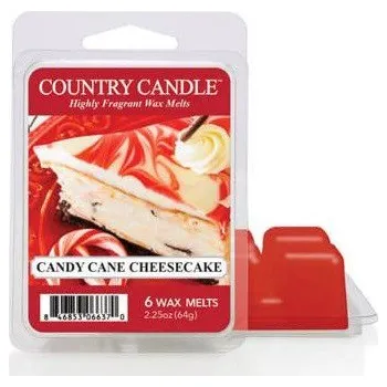 Svíčka Sójová vonná svíčka Candy Cane Cheesecake Country Candle 1 ks
