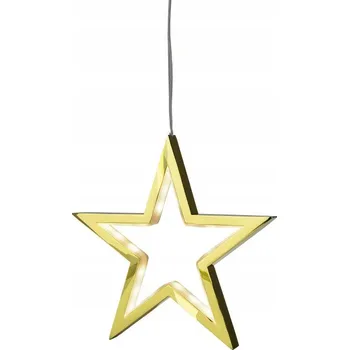 Závěsné svítidlo SOMPEX Lucy zlatá hvězda LED 1,5 W