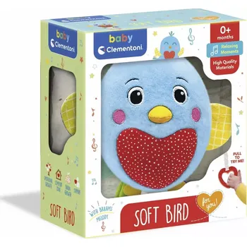 plyšák Plyšový ptáček s Brahmsovou ukolébavkou od Clementoni