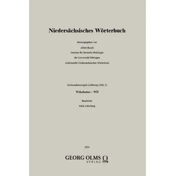 Niedersächsisches Wörterbuch - Busch, Albert