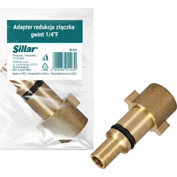 Příslušenství k zahradní technice Adaptér redukce Sillar, závitová spojka 1/4"F pro myčky Nilfisk Stihl