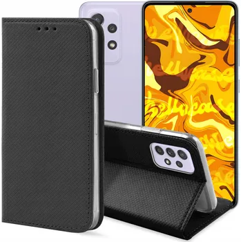 Pouzdro na mobilní telefon Pouzdro s klopou Hello Case pro Samsung Galaxy A52 5G, černé
