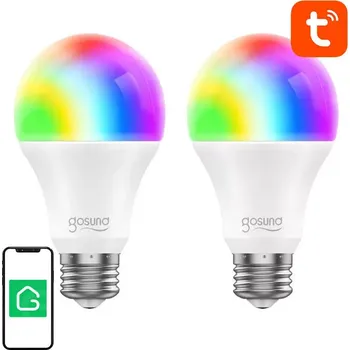 Žárovka GOSUND Smart LED žárovka E27 8W RGB WB4 WiFi Tuya sada 2ks