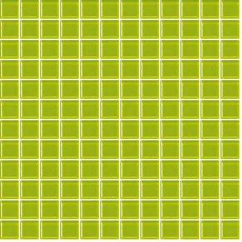 Obklad Skleněná mozaika Premium Mosaic zelená 30x30 cm lesk MOS25PI