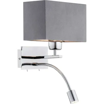 Žárovka Argon Bill nástěnné svítidlo 2x15 W chrom-šedá 1053