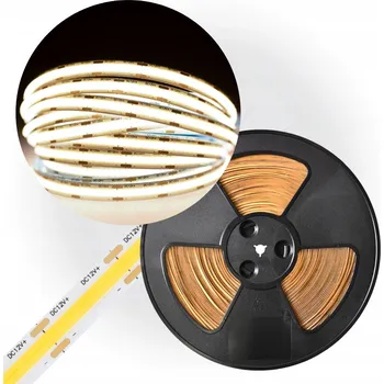 LED páska LED pásek COB 480/m 4000K Neutrální bílá 12V DC 11W/m 1m SUPER SVÍTIVÝ NEON 8MM