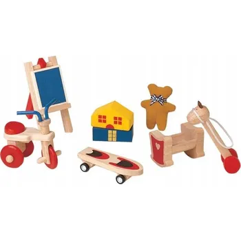Dřevěná hračka Plan Toys Sada dřevěných hraček do dětského pokoje