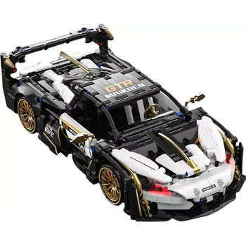 ostatní stavebnice Ramiz Sada sportovních vozů bílá/černá 1242 ks