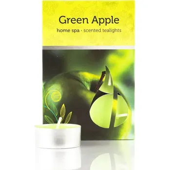 Svíčka Parafínová vonná svíčka Zelené Jablíčko Laboratoria Zapachu 6 ks