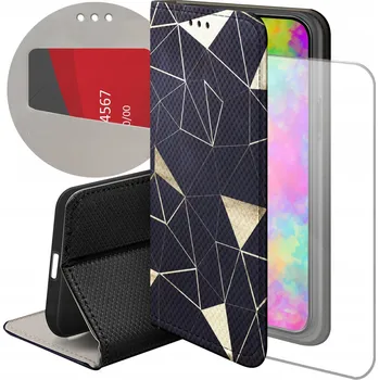 Pouzdro na mobilní telefon Flipové pouzdro Hello Case pro Samsung Galaxy S9 Plus zlaté