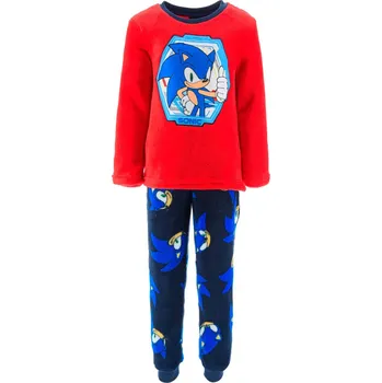 Chlapecké pyžamo Chlapecké termo pyžamo SONIC červené Velikost: 98