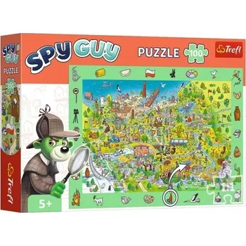 Puzzle TREFL s hledáním obrázků Spy Guy Polsko 100 dílků
