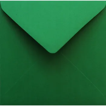 Obálka Dekorativní barevné obálky čtvercové 11 cm Malmero Amazone c. zelené 5ks