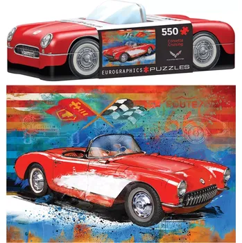 Puzzle Puzzle v plechové krabičce Corvette 550 dílků