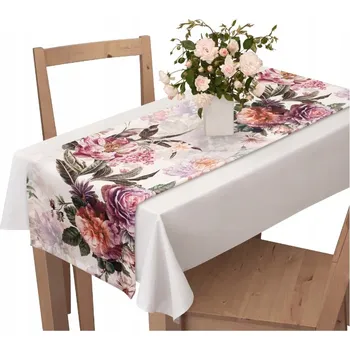 ubrus BĚHOUN NA STŮL 40x250 UBRUS DEKORATIVNÍ ROSTLINNÝ VZOR - VÝBĚR VZORŮ