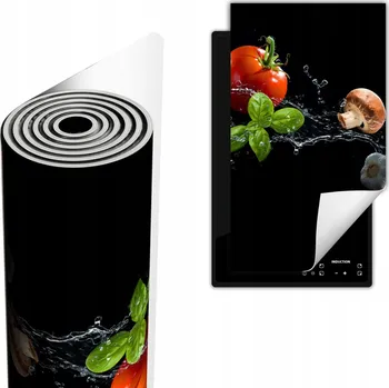 Obraz VINYLOVÁ OCHRANNÁ PODLOŽKA POD INDUKCI ROZKLÁDACÍ 30x52 Černá zelenina