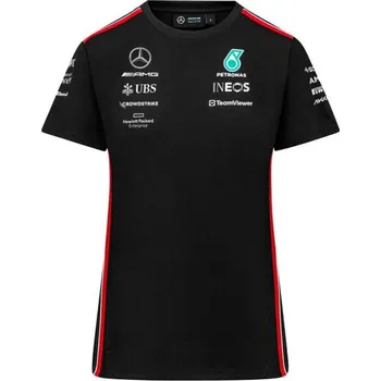Dámské tričko Mercedes AMG Petronas F1 dámské týmové triko AMG černé S