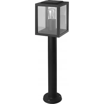 Stojací lampa Obdélníkový osvětlovací sloupek Masterled E27 60 cm černý