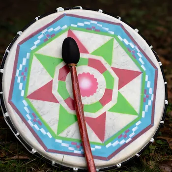 Jednotlivý buben Šamanský buben - L - Hvězda