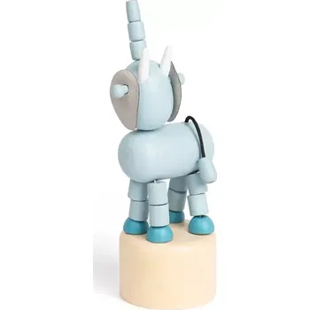 Hračka Bigjigs Toys Dřevěné mačkací zvířátko Safari Slon