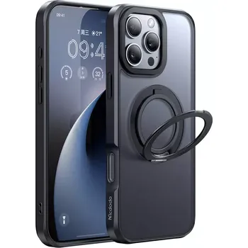 Pouzdro na mobilní telefon McDodo PC-4933 MagSafe case for iPhone 16 Pro Max with stand (black)