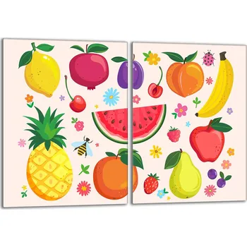 Kuchyňské prkénko Krájecí deska TMK ArtDeko sklo 2 ks