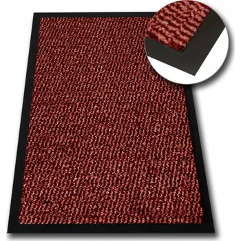 Rohožka VCHODOVÁ ROHOŽKA PŘED DVEŘE PROFESIONÁLNÍ ČERVENÁ 80x120 cm